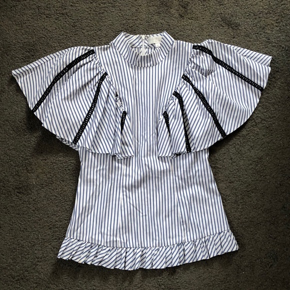 Caroline Constas Frankie Stripped Blouse XS - Picture 6 of 14